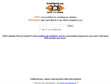 Tablet Screenshot of creditcard.org