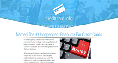 Desktop Screenshot of creditcard.info